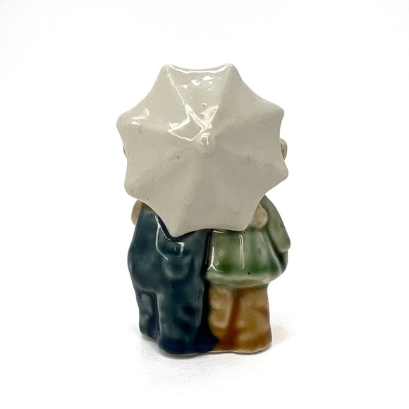 Vintage Albert Kessler Co. Mice Couple Porcelain Figurine Mouse Umbrella Vtg EUC - Picture 3 of 9